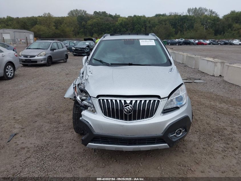 2016 Buick Encore Leather VIN: KL4CJCSB4GB639839 Lot: 43302194