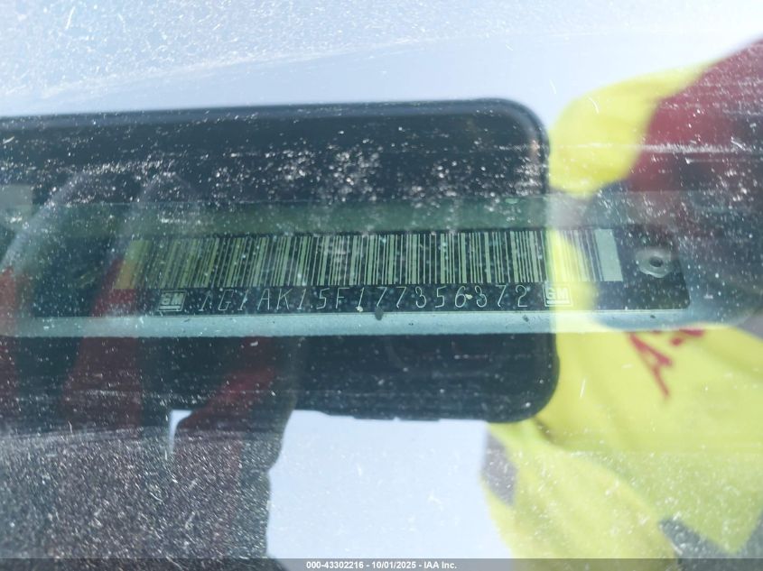 2007 Chevrolet Cobalt Ls VIN: 1G1AK15F177356372 Lot: 43302216