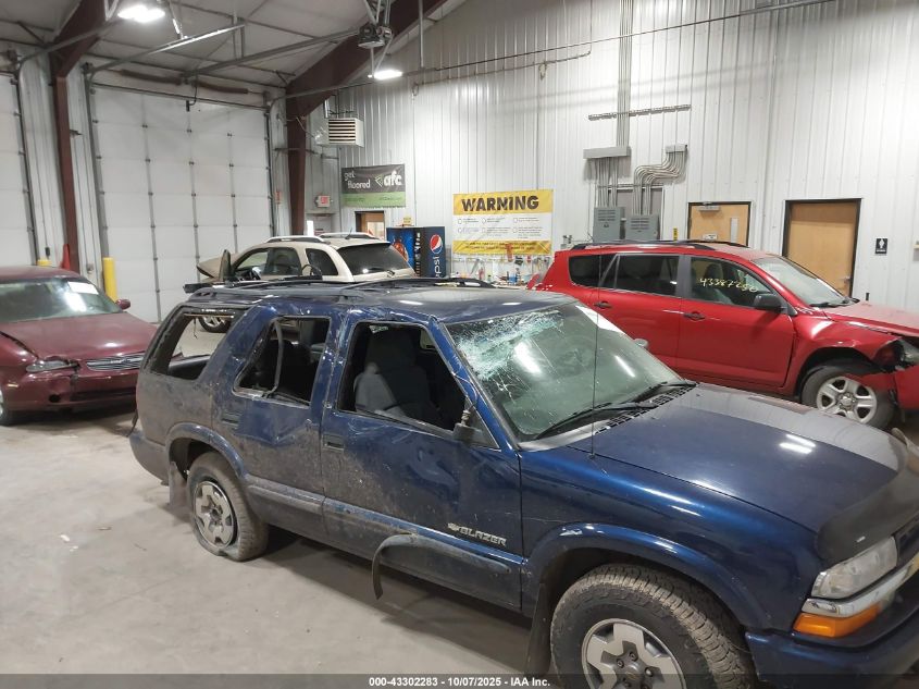 2002 Chevrolet Blazer Ls VIN: 1GNDT13W42K151100 Lot: 43302283