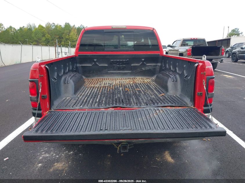 1998 Dodge Ram 1500 St VIN: 1B7HC13Y6WJ134063 Lot: 43302286