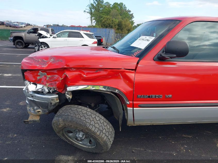 1998 Dodge Ram 1500 St VIN: 1B7HC13Y6WJ134063 Lot: 43302286