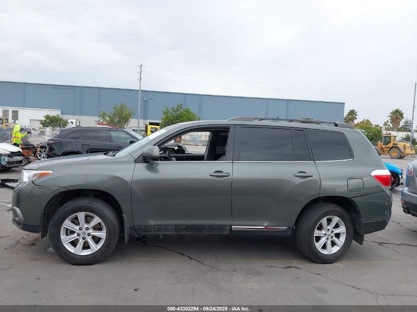 2013 Toyota Highlander Se V6 VIN: 5TDZK3EH7DS139420 Lot: 43302294