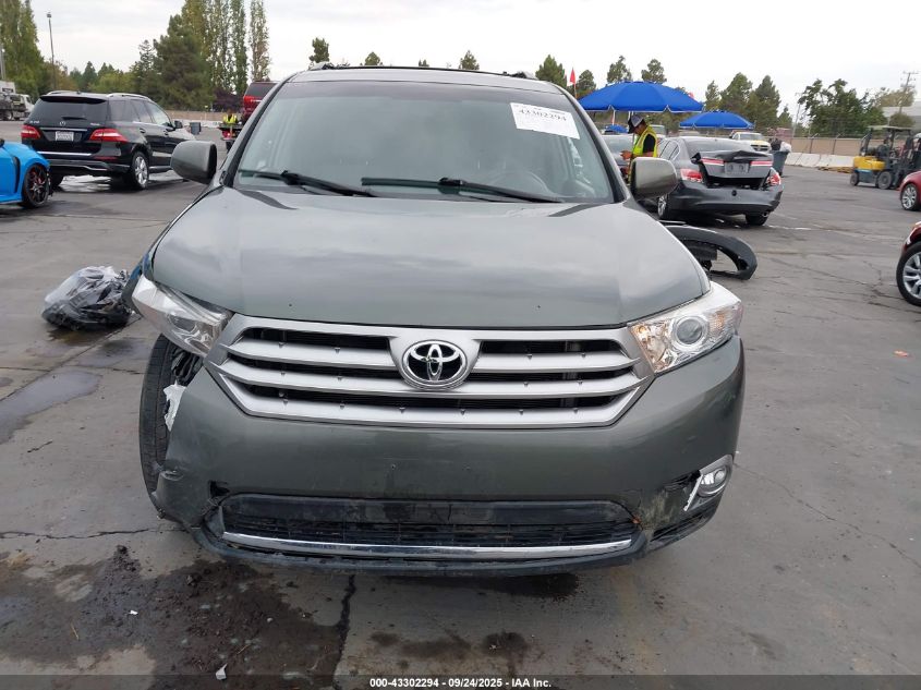 2013 Toyota Highlander Se V6 VIN: 5TDZK3EH7DS139420 Lot: 43302294