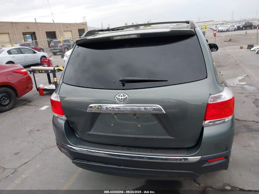 2013 Toyota Highlander Se V6 VIN: 5TDZK3EH7DS139420 Lot: 43302294