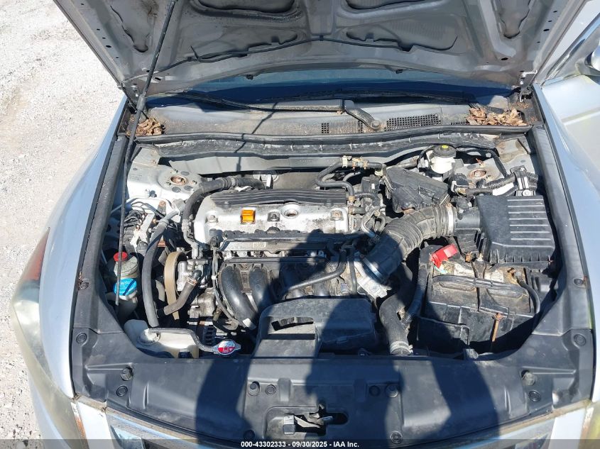 2010 Honda Accord 2.4 Lx VIN: 1HGCP2F3XAA040833 Lot: 43302333