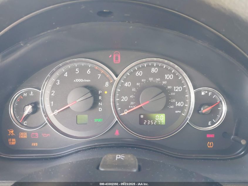 2009 Subaru Outback 2.5I VIN: 4S4BP61C297347457 Lot: 43302350