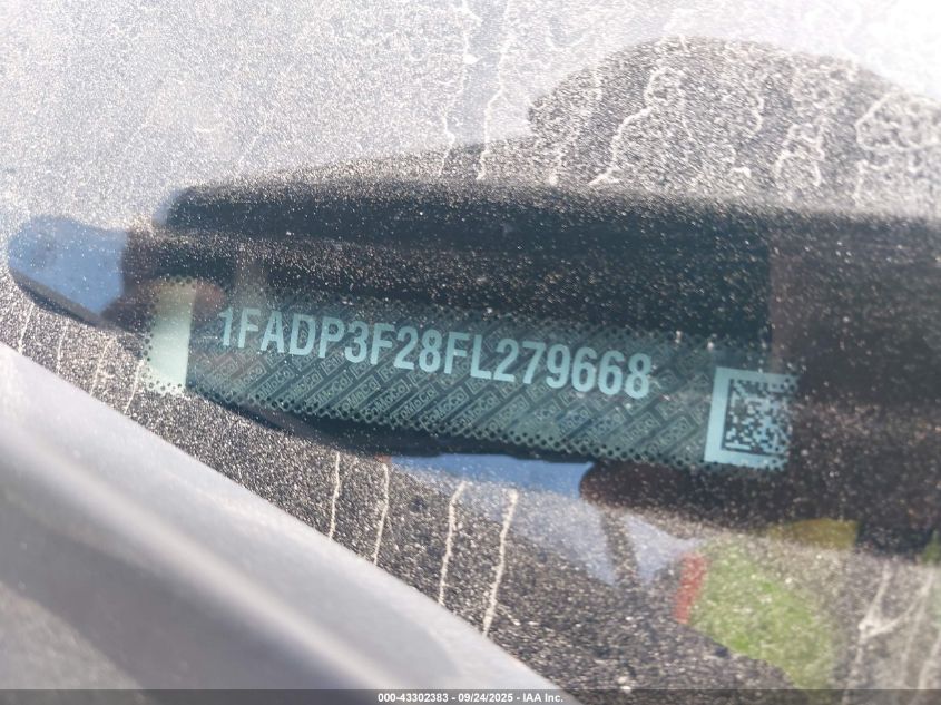 2015 Ford Focus Se VIN: 1FADP3F28FL279668 Lot: 43302383