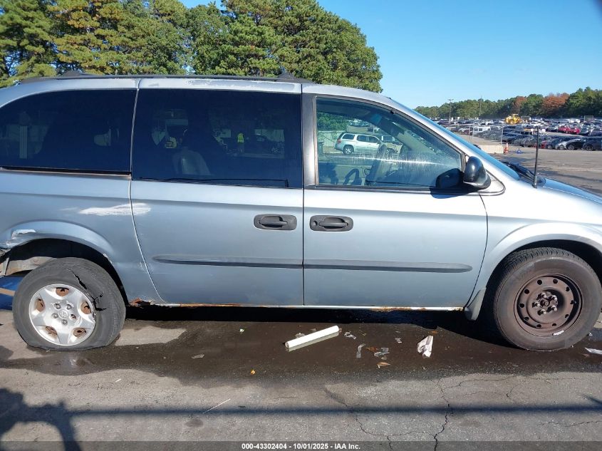 2003 Dodge Grand Caravan Se VIN: 1D4GP24353B162227 Lot: 43302404