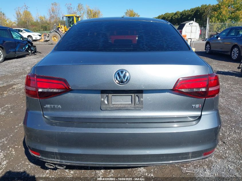 2017 Volkswagen Jetta 1.4T S VIN: 3VW2B7AJ7HM411646 Lot: 43302602