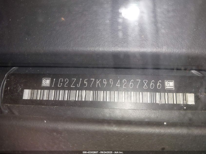 2009 Pontiac G6 New Se VIN: 1G2ZJ57K994267866 Lot: 43302607