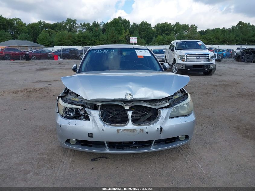2007 BMW 530I VIN: WBANE73597CM58620 Lot: 43302658