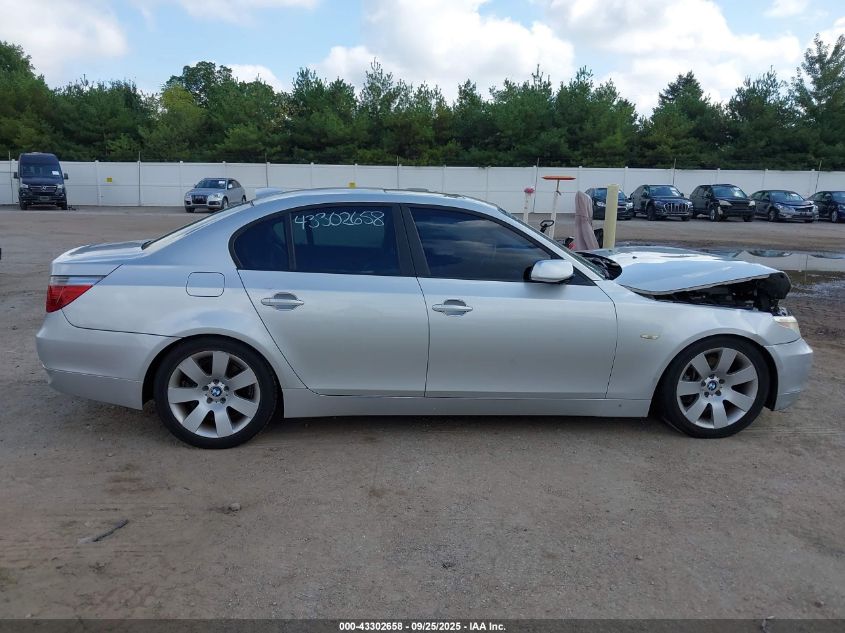 2007 BMW 530I VIN: WBANE73597CM58620 Lot: 43302658