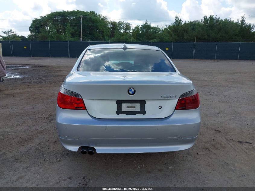 2007 BMW 530I VIN: WBANE73597CM58620 Lot: 43302658