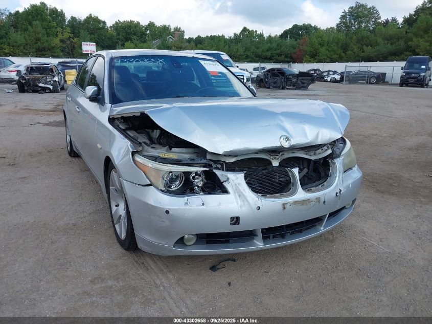 2007 BMW 530I VIN: WBANE73597CM58620 Lot: 43302658