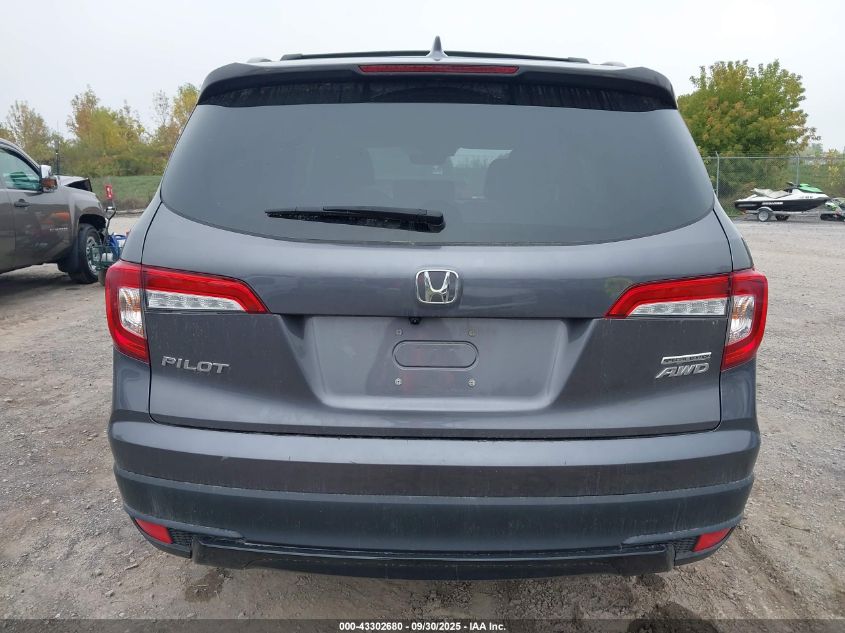 2022 Honda Pilot Awd Special Edition VIN: 5FNYF6H26NB086773 Lot: 43302680