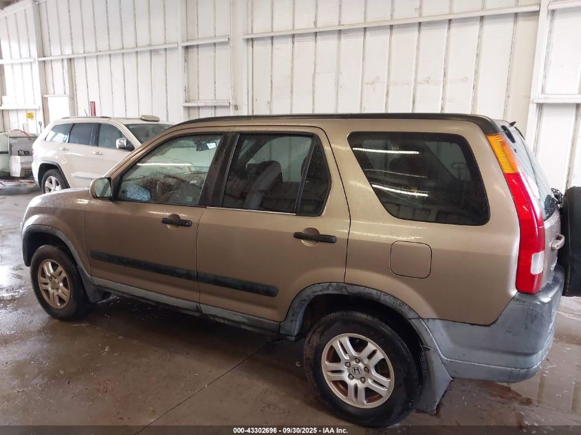 2003 Honda Cr-V Ex VIN: SHSRD78883U160415 Lot: 43302696