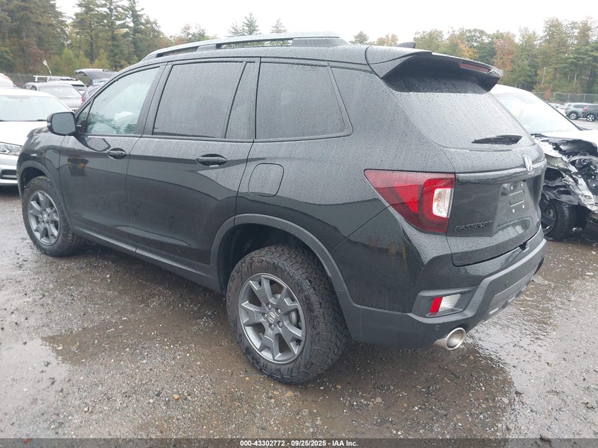 Vin: 5fnyf8h6xsb011438, lot: 43797392, honda passport awd trailsport 20253