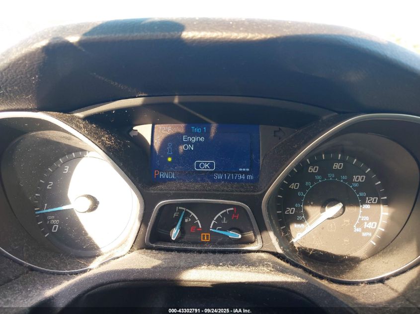 2014 Ford Focus Se VIN: 1FADP3F28EL172831 Lot: 43302791