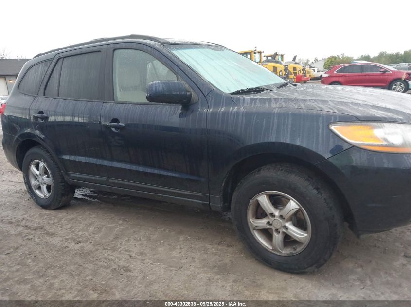 2008 Hyundai Santa Fe Gls VIN: 5NMSG13D38H167909 Lot: 43302838