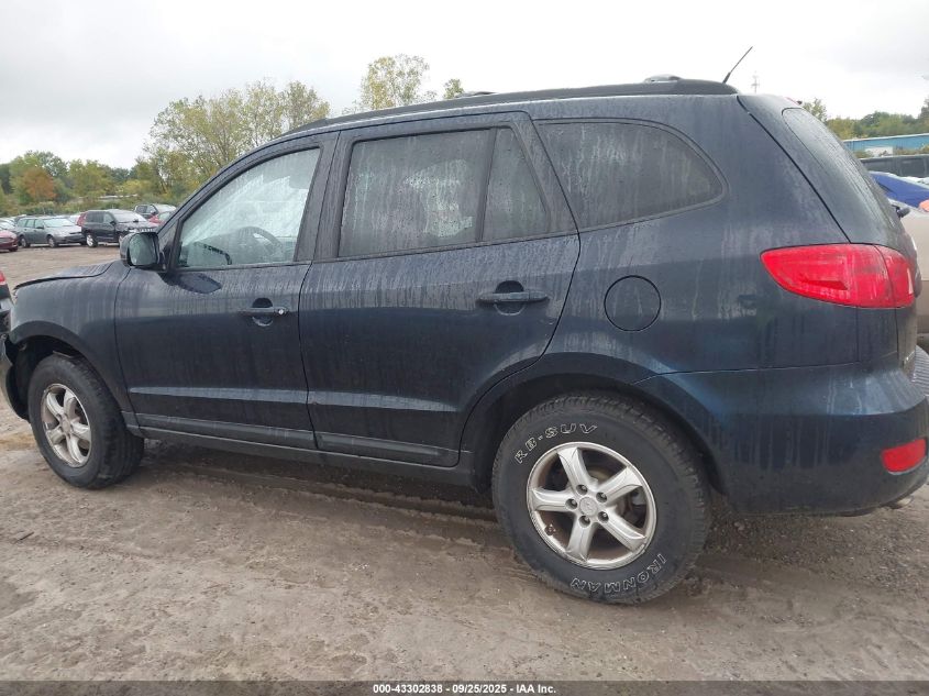 2008 Hyundai Santa Fe Gls VIN: 5NMSG13D38H167909 Lot: 43302838