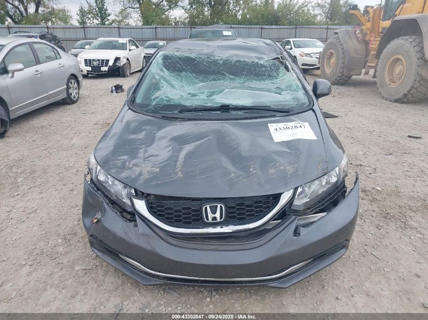 2013 Honda Civic Lx VIN: 19XFB2F58DE023025 Lot: 43302847