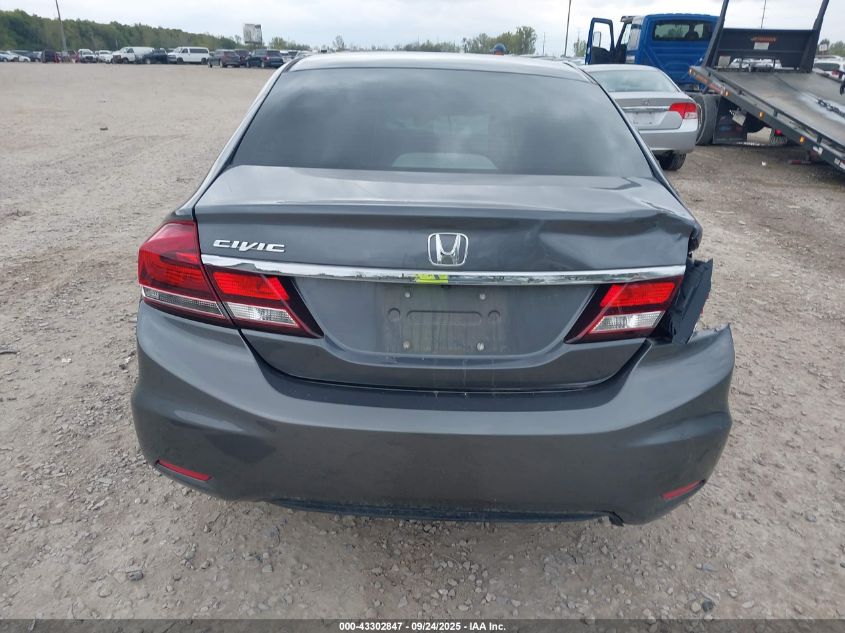 2013 Honda Civic Lx VIN: 19XFB2F58DE023025 Lot: 43302847