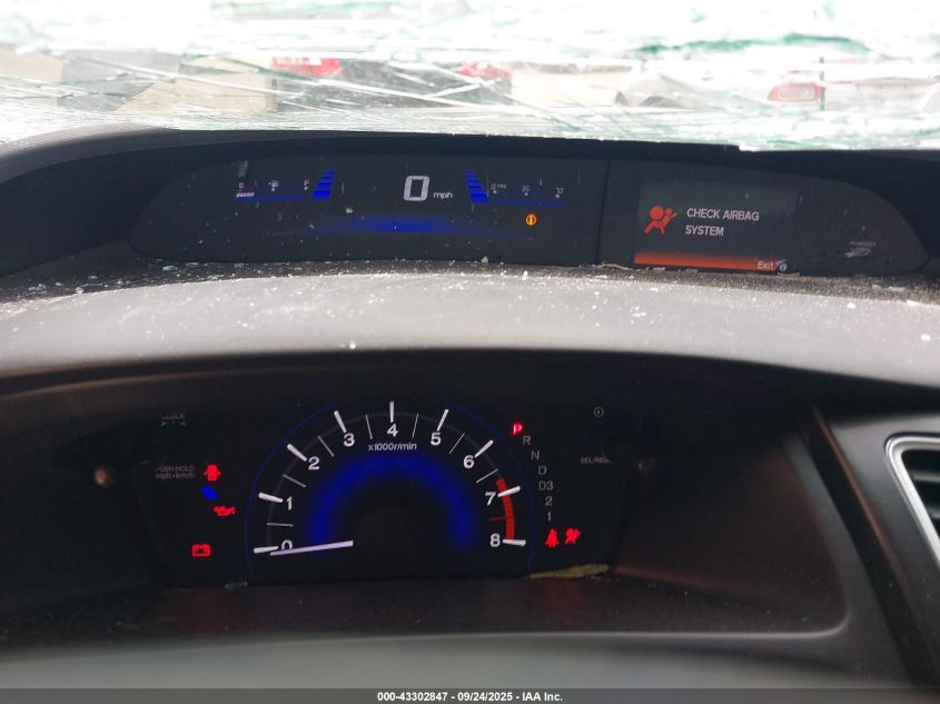 2013 Honda Civic Lx VIN: 19XFB2F58DE023025 Lot: 43302847