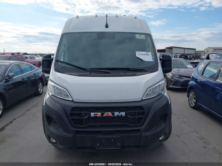 2024 Ram Promaster 2500 Tradesman High Roof 159 Wb W/Pass Seat VIN: 3C6LRVDG9RE136971 Lot: 43302881