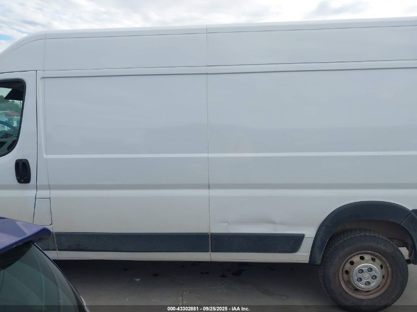 2024 Ram Promaster 2500 Tradesman High Roof 159 Wb W/Pass Seat VIN: 3C6LRVDG9RE136971 Lot: 43302881