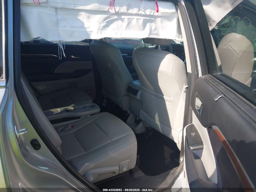 2016 Toyota Highlander Limited V6 VIN: 5TDDKRFH4GS278999 Lot: 43302892