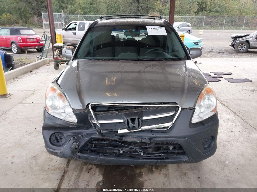 2006 Honda Cr-V Ex VIN: JHLRD77846C022089 Lot: 43302932