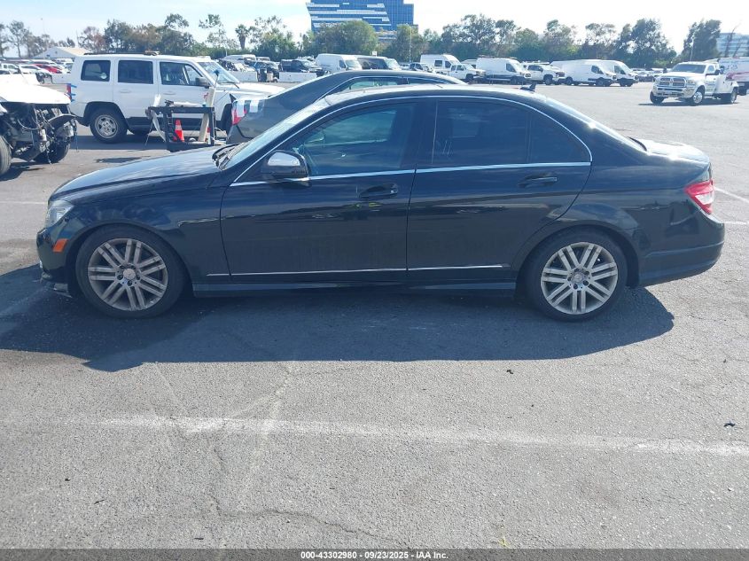 2009 Mercedes-Benz C 300 Luxury 4Matic/Sport 4Matic VIN: WDDGF81X49R050258 Lot: 43302980