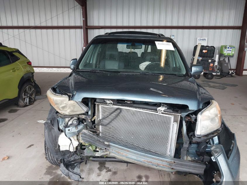 2008 Honda Pilot Ex-L VIN: 5FNYF185X8B030871 Lot: 43302989