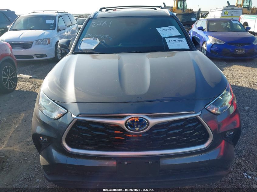 2023 Toyota Highlander Hybrid Xle VIN: 5TDKARAH5PS526081 Lot: 43303005