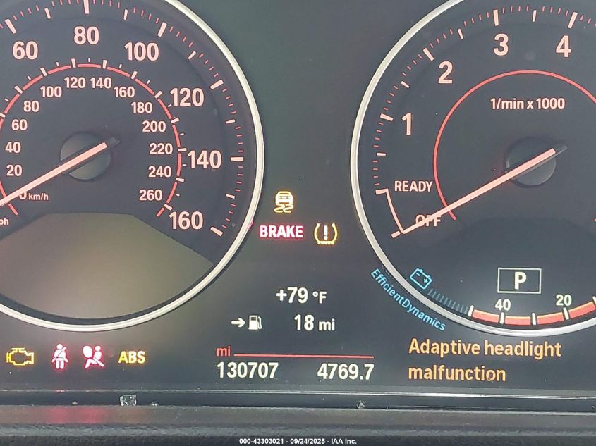 2015 BMW 435I Gran Coupe VIN: WBA4B1C53FD955009 Lot: 43303021