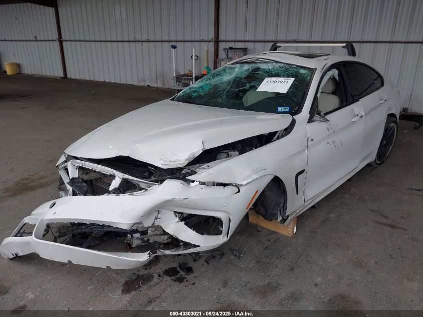 2015 BMW 435I Gran Coupe VIN: WBA4B1C53FD955009 Lot: 43303021