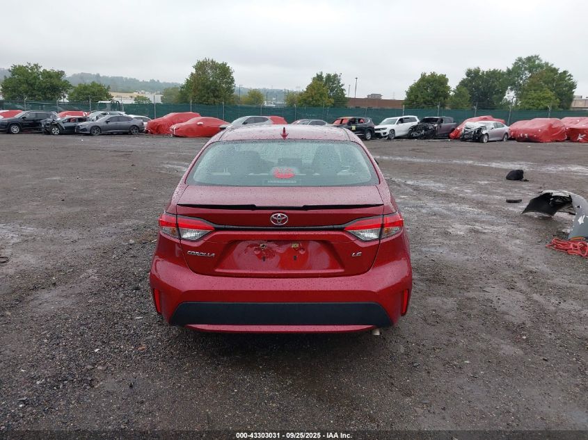 2022 Toyota Corolla Le VIN: 5YFEPMAE0NP342631 Lot: 43303031