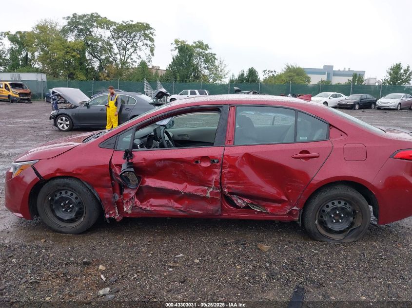 2022 Toyota Corolla Le VIN: 5YFEPMAE0NP342631 Lot: 43303031