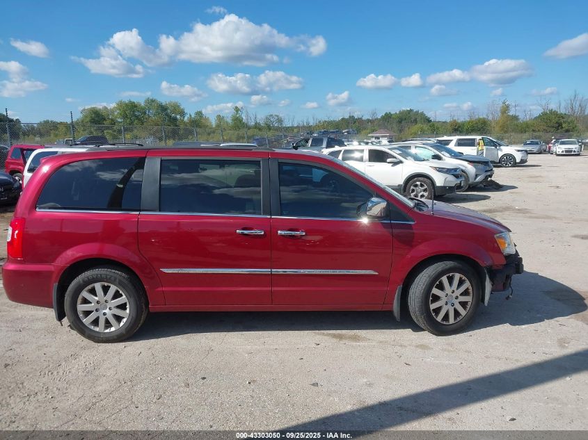 2012 Chrysler Town & Country Touring-L VIN: 2C4RC1CG9CR338701 Lot: 43303050