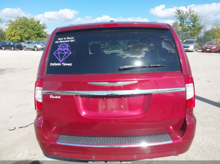 2012 Chrysler Town & Country Touring-L VIN: 2C4RC1CG9CR338701 Lot: 43303050