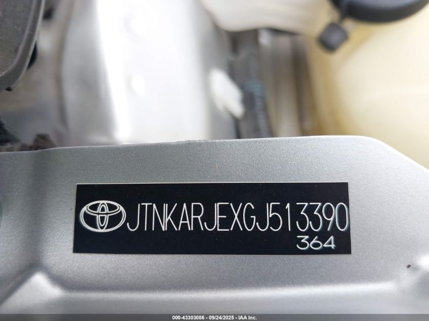 2016 Scion Im VIN: JTNKARJEXGJ513390 Lot: 43303086