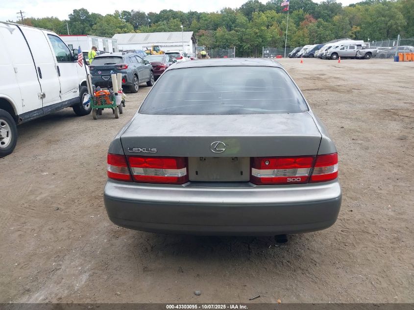 2000 Lexus Es 300 VIN: JT8BF28G3Y0288787 Lot: 43303095