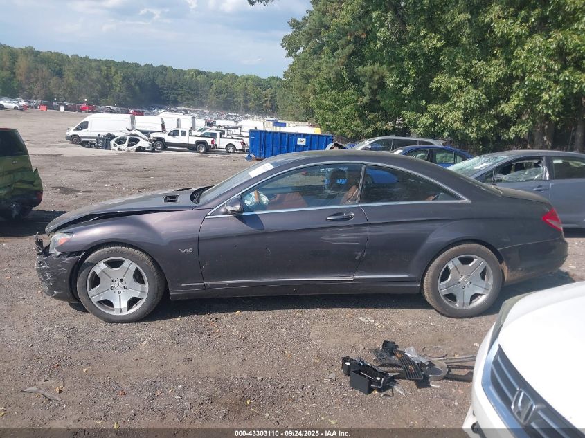 2007 Mercedes-Benz Cl 600 VIN: WDDEJ76X27A007168 Lot: 43303110