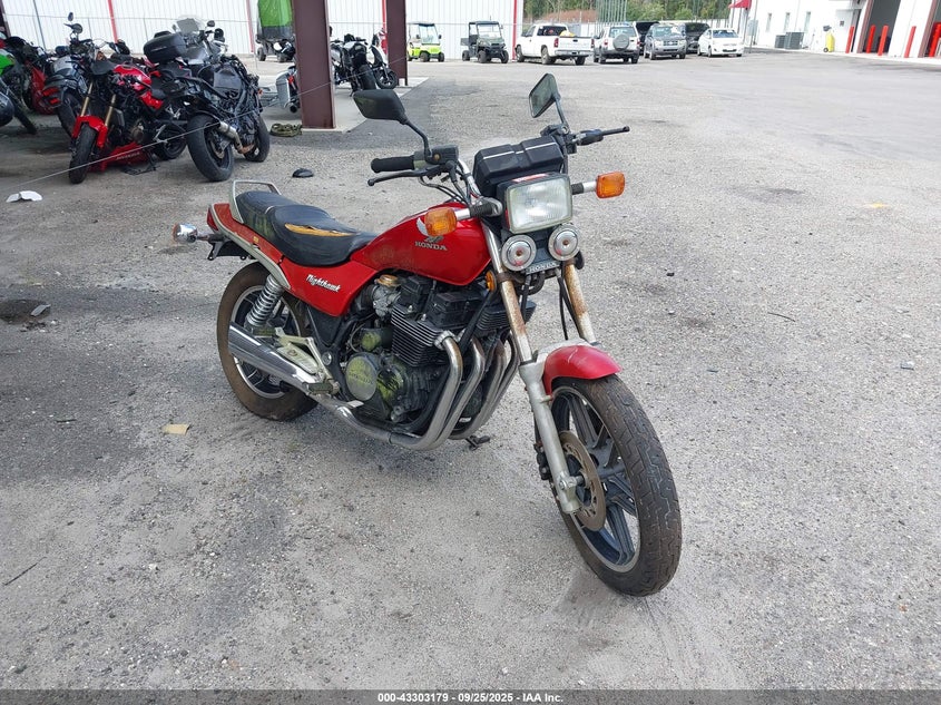 JH2RC1309EM104395 1984 Honda Cb650 Sc auction photo 1