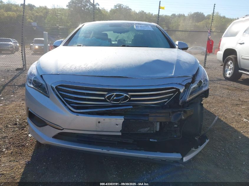 2017 Hyundai Sonata Se VIN: 5NPE24AF8HH539281 Lot: 43303191