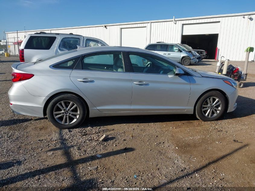 2017 Hyundai Sonata Se VIN: 5NPE24AF8HH539281 Lot: 43303191