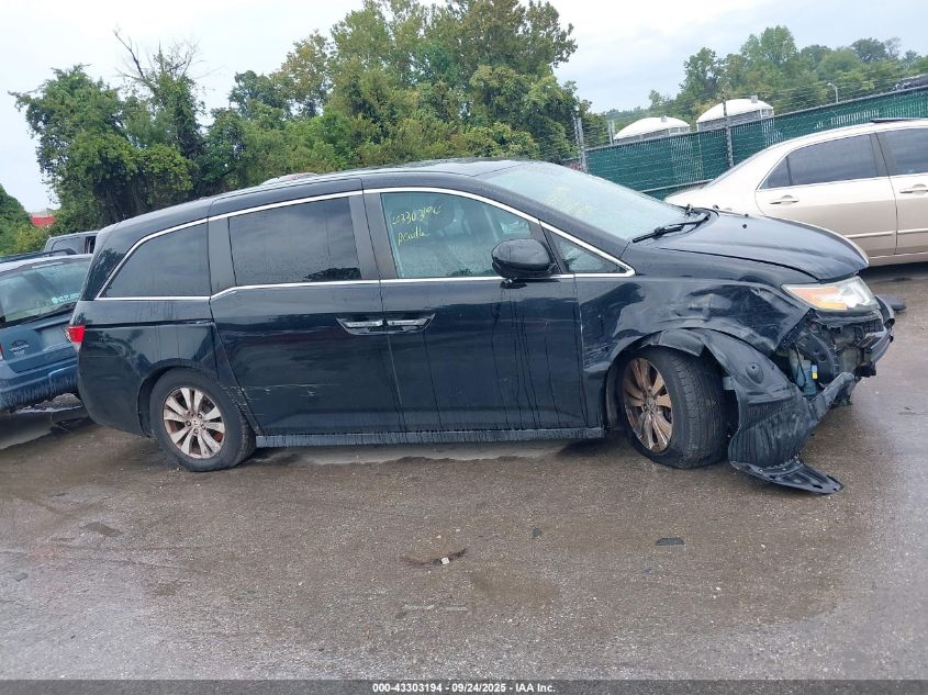 2015 Honda Odyssey Ex-L VIN: 5FNRL5H68FB129165 Lot: 43303194