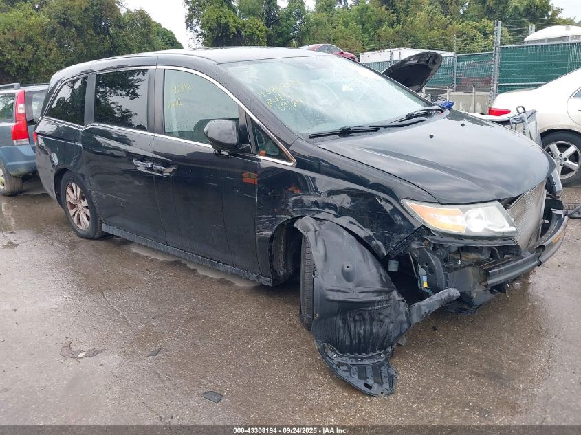 2015 Honda Odyssey Ex-L VIN: 5FNRL5H68FB129165 Lot: 43303194