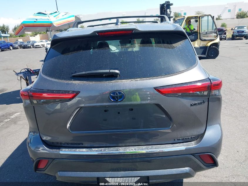 2021 Toyota Highlander Hybrid Limited VIN: 5TDXBRCH4MS534622 Lot: 43303228