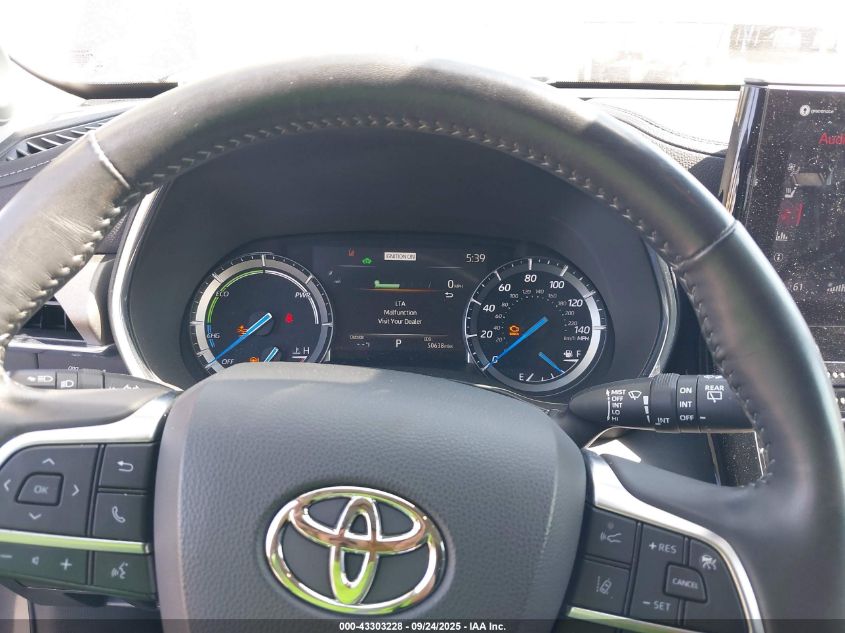 2021 Toyota Highlander Hybrid Limited VIN: 5TDXBRCH4MS534622 Lot: 43303228